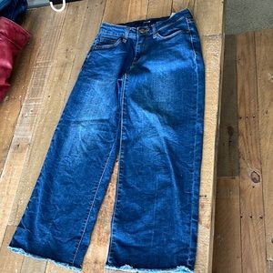 Joes girls size 12 wide leg cropped jean